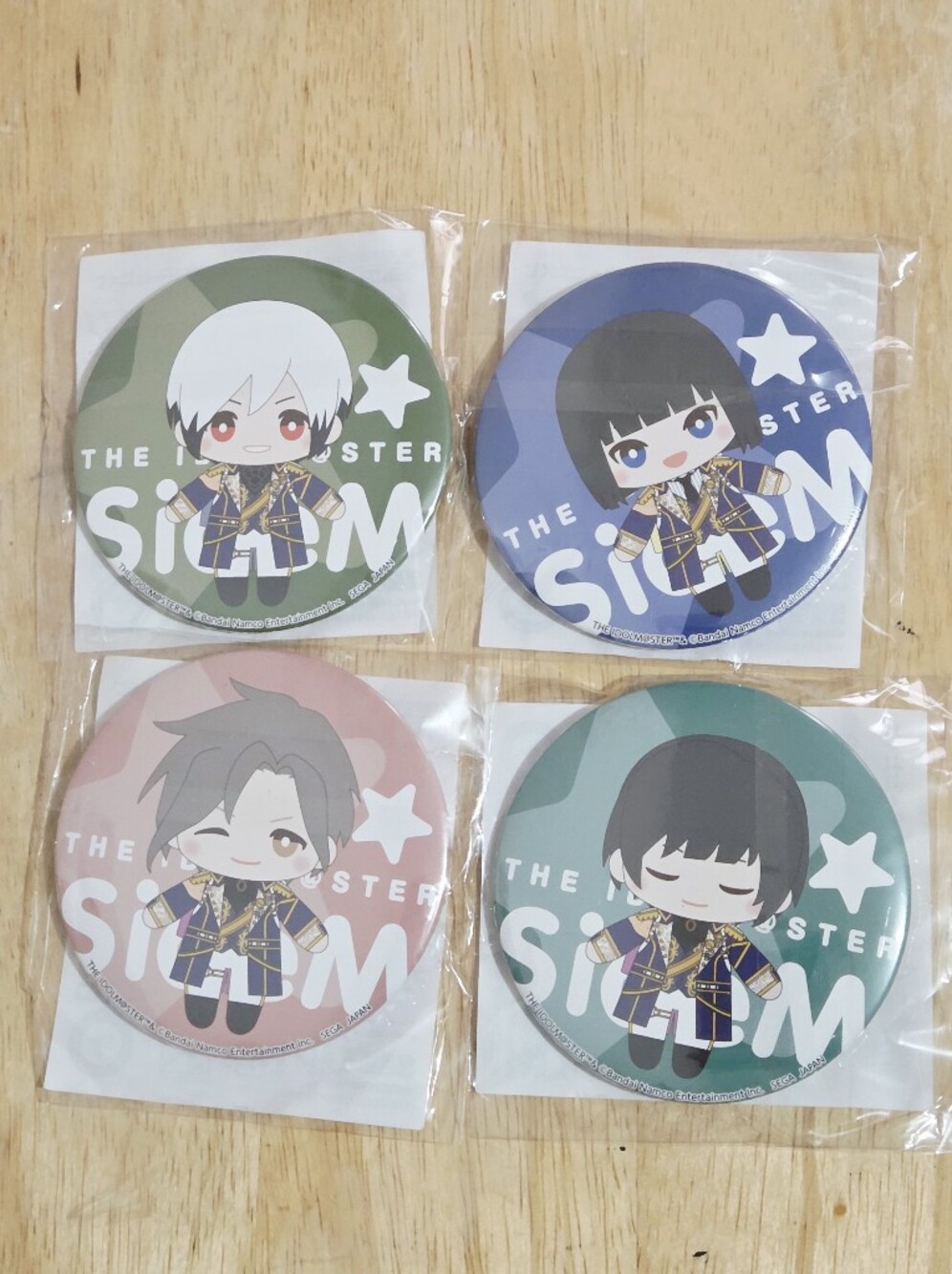 *2 for $30* Idolmaster SideM 10th Anniversary Can Badge Button Set - Ita Bag
